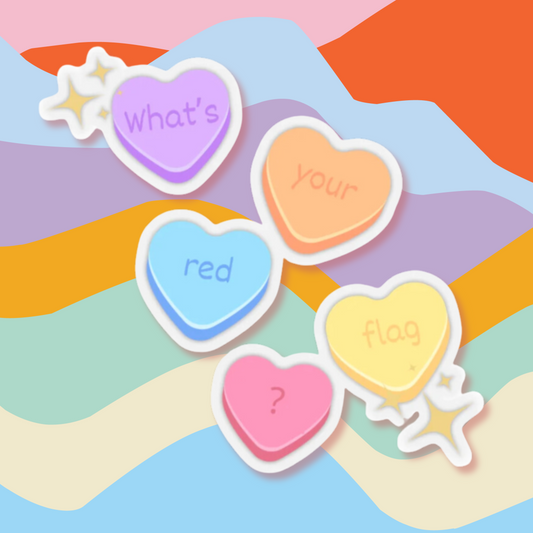 Match Made Candy Heart Stickers
