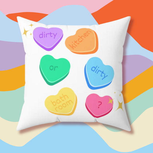 Match Made Candy Hearts Pillow Pt. 1